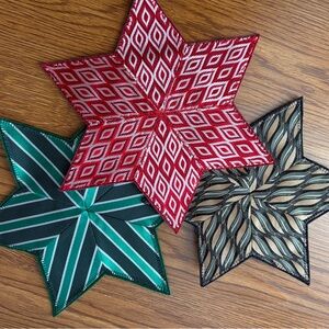 Star Tree Topper from re-purposed necktie